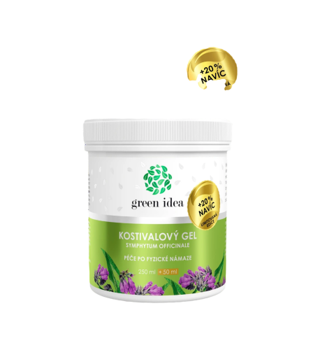 Kostihojový masážny gél – limitovaná edícia +20 % NAVYŠE 300 ml – Green idea Kostihojový masážny gél – limitovaná edícia +20 % NAVYŠE 300 ml – Green idea