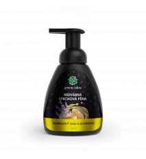 Hodvábna sprchová pena – mandľový olej s levanduľou 300 ml – Green idea