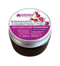 Anti-aging očný krém s ružovými púčikmi a šípkovým olejom - 30 ml - Bioherba Anti-aging očný krém s ružovými púčikmi a šípkovým olejom - 30 ml - Bioherba