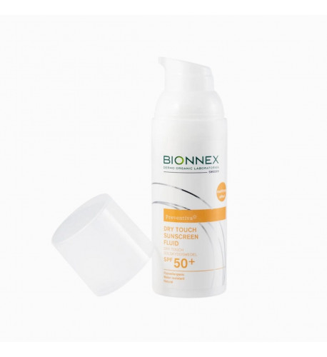 Ochranný krém na opaľovanie Suchý dotyk SPF 50+, 50 ml - Bionnex