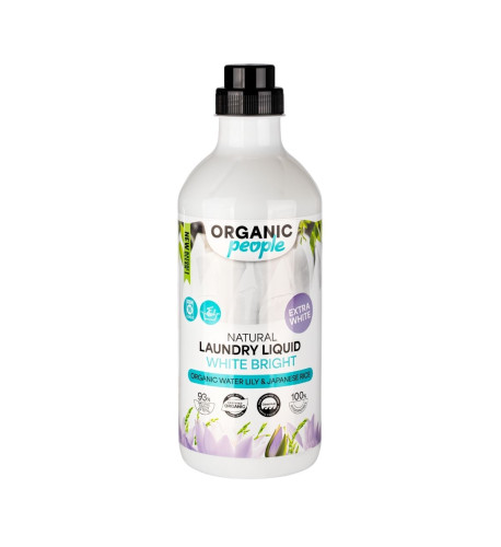 Prírodný prací gél na biele prádlo - 1000 ml - Organic People