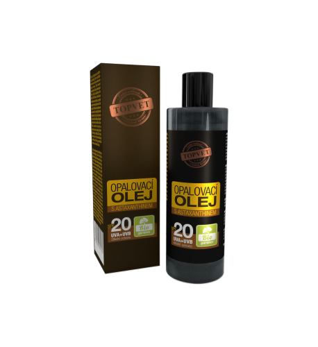 Opaľovací olej s astaxantínom SPF 20 – 100 ml – Green idea