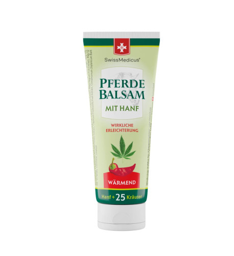 Konská masť s konope hrejivá - 75 ml - SwissMedicus Konská masť s konope hrejivá - 75 ml - SwissMedicus