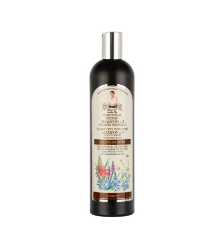 Šampón na vlasy №4 – kvetový propolis - 550 ml - Babička Agafia Šampón na vlasy №4 – kvetový propolis - 550 ml - Babička Agafia