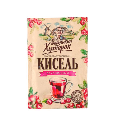 Brusnicový kisiel v prášku (kľukva) - 30 g - Hutorok