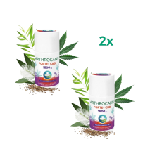 Zvýhodnený set: 2x ARTHROCANN konopný masážny gél FORTE+1800 mg CBD - 90 ml - Annabis Zvýhodnený set: 2x ARTHROCANN konopný masážny gél FORTE+1800 mg CBD - 90 ml - Annabis