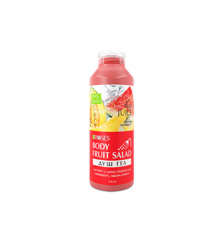 FRUIT SALAD – Prírodný sprchový gél vodný melón, cukrový melón & med 330 ml - NATURE OF AGIVA FRUIT SALAD – Prírodný sprchový gél vodný melón, cukrový melón & med 330 ml - NATURE OF AGIVA