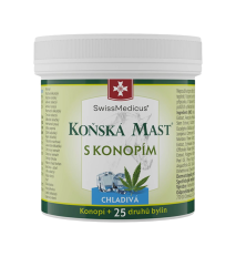 Konská masť s konope chladivá - 500 ml - SwissMedicus Konská masť s konope chladivá - 500 ml - SwissMedicus