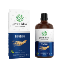 Ženšen – bezliehová tinktúra – 100 ml – Green idea Ženšen – bezliehová tinktúra – 100 ml – Green idea