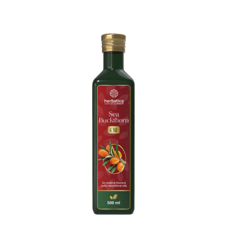 Rakytníkový olej lisovaný za studena Objem: 500 ml Rakytníkový olej lisovaný za studena Objem: 500 ml