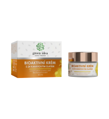 Bioaktívny krém s 24-karátovým zlatom – 50 ml – Green idea Bioaktívny krém s 24-karátovým zlatom – 50 ml – Green idea