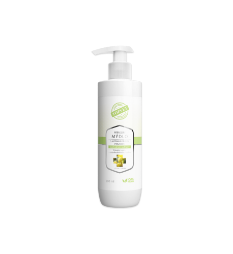 Prírodné mydlo s antimikrobiálnou prísadou s prírodnými extraktmi 200 ml – Green idea Prírodné mydlo s antimikrobiálnou prísadou s prírodnými extraktmi 200 ml – Green idea