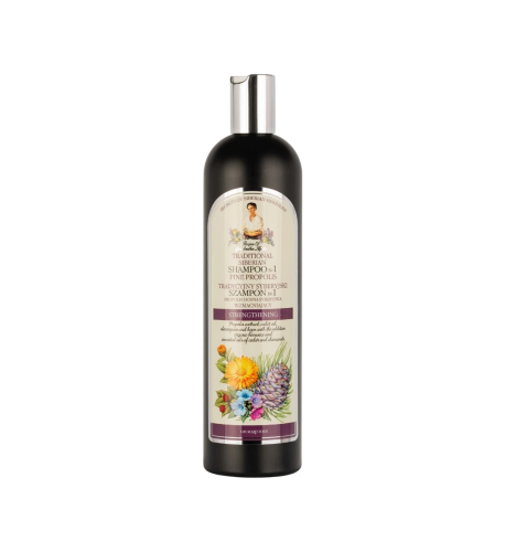 Šampón na vlasy №1 – borovicový propolis - 550 ml - Babička Agafia Šampón na vlasy №1 – borovicový propolis - 550 ml - Babička Agafia