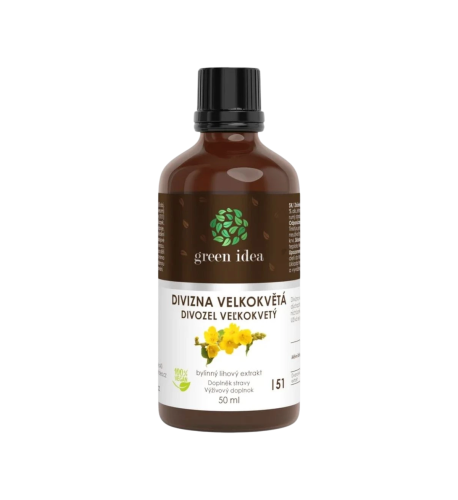 Divozel veľkokvetý tinktúra – kvapky 50 ml – Green idea