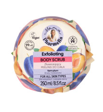 Exfoliačný telový peeling so slivkou - 250 ml - Mama Pharmelia
