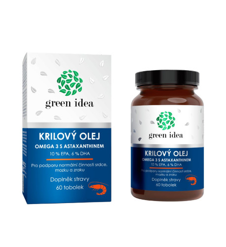 Krill olej - 60 kapsúl - Green idea Krill olej - 60 kapsúl - Green idea