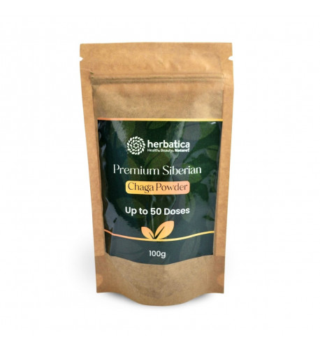 Prémiová čaga sibírska 100% prášok - 100g