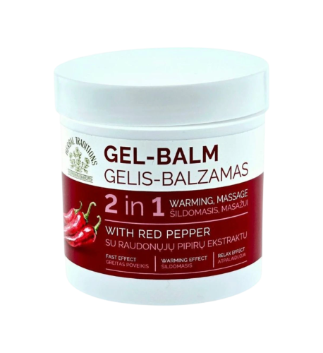 Gél-balzam s extraktom z červenej papriky - 250 ml - Herbal Traditions