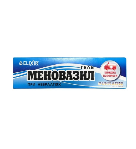Gél Menovazil proti bolesti kĺbov a nervov - Elixir - 40 ml