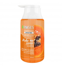 MAKE ME ICONIC  hydratačný prírodný sprchový gél s kakaovým maslom a vôňou sladkej papáje 300 ml - NATURE OF AGIVA