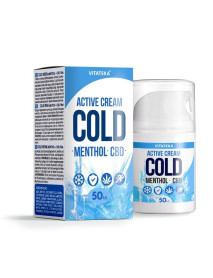 Upokojujúci chladivý krém s mentolom a CBD – 50 ml – Vitateka