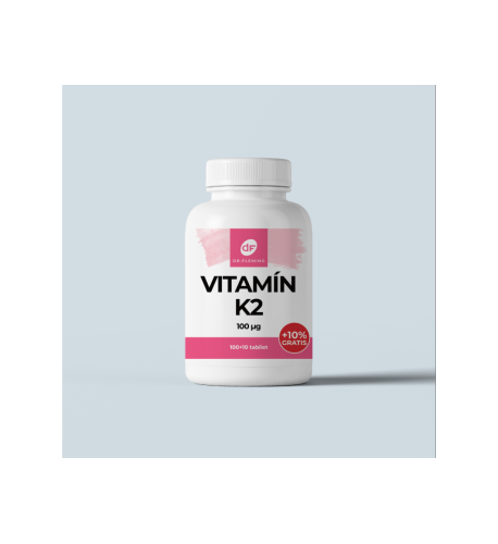 Vitamín K2 100μg - 110 tabliet - Dr. Fleming