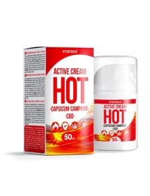Hrejivý krém s paprikou, gáfrom a CBD – 50 ml – Vitateka