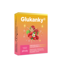Glukánky – detské pastilky s príchuťou jahody 30 ks – Green idea