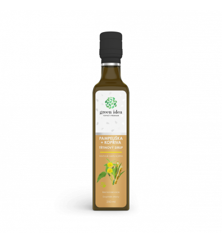 Púpava+žihľava sirup trstinový 250 ml - Green idea