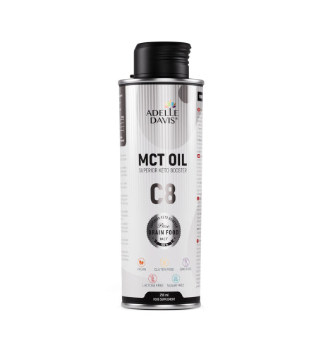 MCT Olej C8 250ml - Adelle Davis