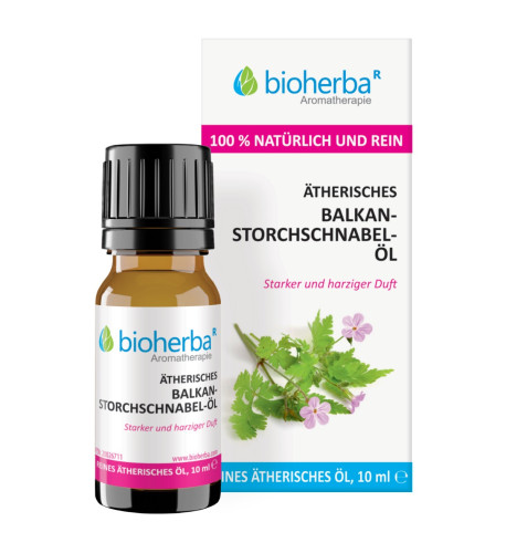 Éterický olej z pakostu (balkánsky) - 10 ml - Bioherba Éterický olej z pakostu (balkánsky) - 10 ml - Bioherba