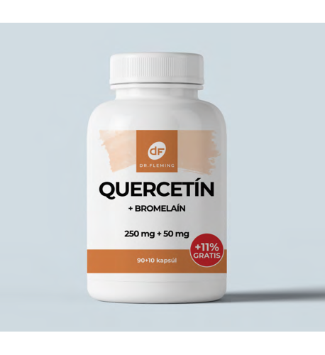 Quercetín + Bromelaín - 100 kapsúl - Dr. Fleming