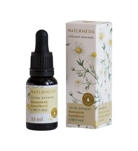 Rumanček kamilkový – Tetra bylinný extrakt – 15 ml – Naturmeda
