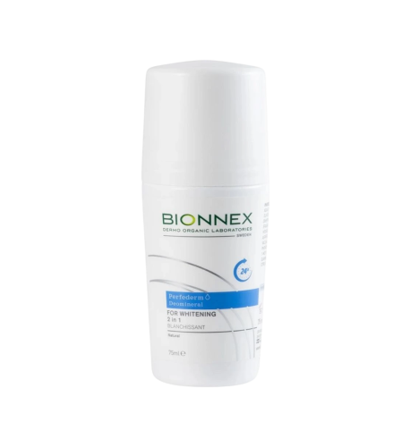 Minerálny deodorant roll-on 2v1 pri hyperpigmentácii - 75ml - Bionnex