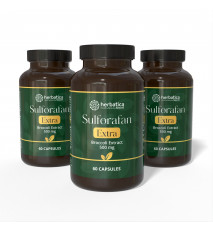 Zvýhodnený set: 3x Sulforafán EXTRA - extrakt z brokolice 500 mg, 60 kapsúl