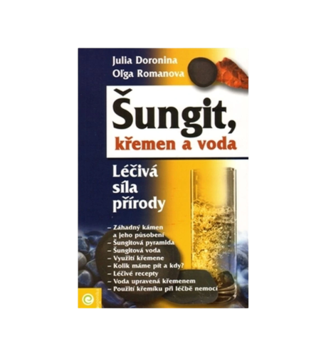 Šungitové kamene Kniha - Šungit, křemen a voda