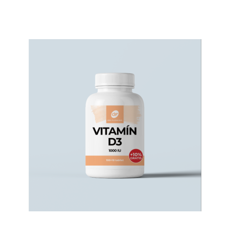 Vitamín D3 1000IU - 110 tabliet - Dr. Fleming