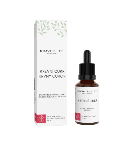 Krvný cukor – bezliehová tinktúra – kvapky 25 ml – Green idea