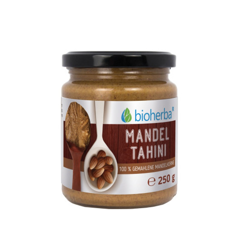 100 % mandľové tahini z mletých mandľových jadier – 250 g – Bioherba 100 % mandľové tahini z mletých mandľových jadier – 250 g – Bioherba