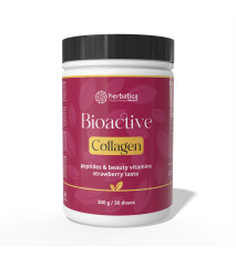 Bioaktívny kolagén s peptidmi a vitamínmi pre krásu, nechty, vlasy a pokožku - 300g Príchuť: Jahoda Bioaktívny kolagén s peptidmi a vitamínmi pre krásu, nechty, vlasy a pokožku - 300g Príchuť: Jahoda