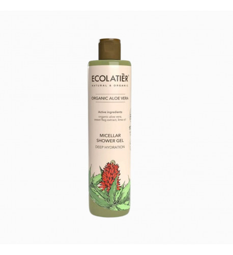 Micelárny sprchový gél  hydratačný Oganic Aloe Vera - 350 ml -  Ecolatier