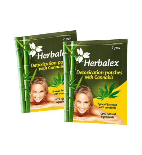 Detoxikačné náplasti s konope - 2 ks - Herbalex Detoxikačné náplasti s konope - 2 ks - Herbalex