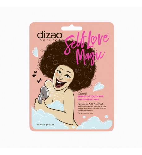 Pleťová maska hydratačná s kyselinou hyalurónovou - 25g - Dizao