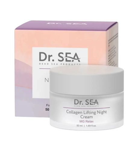 Kolagénový nočný krém s liftingovým efektom a vitamínom E - 50 ml - Dr. Sea