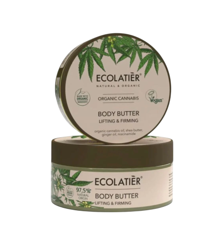 Telové maslo spevňujúce Organic Cannabis - 200 ml - Ecolatier Telové maslo spevňujúce Organic Cannabis - 200 ml - Ecolatier