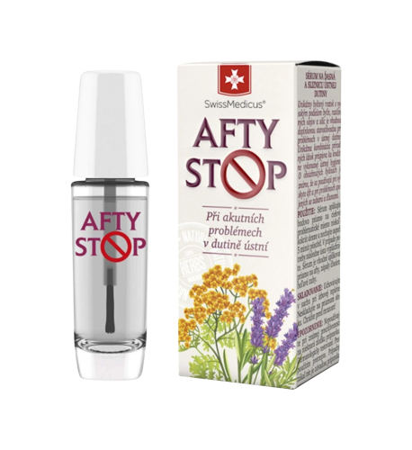 AftyStop - sérum na ďasná a sliznicu ústnej dutiny - 10 ml - SwissMedicus