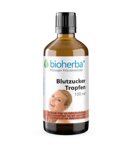 Kvapky na hladinu cukru v krvi – tinktúra – 100 ml – Bioherba