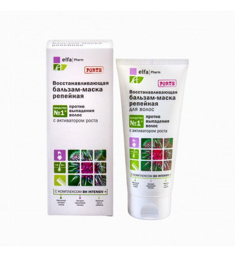 Regeneračná lopúchová maska na vlasy - 200 ml - Elfa Pharm