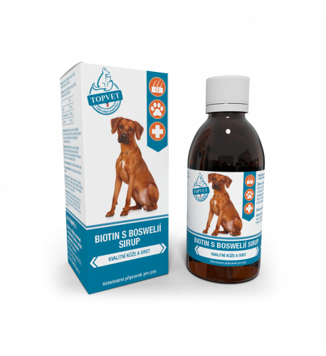 Sirup Biotin s boswelia pre psov 200 ml - Green idea
