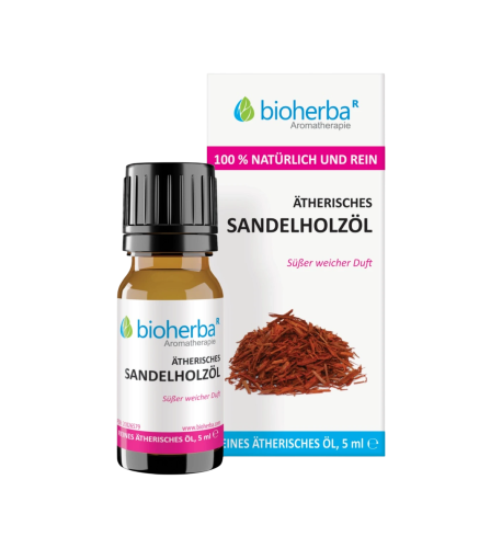 Esenciálny olej santalové drevo – 5 ml – Bioherba
